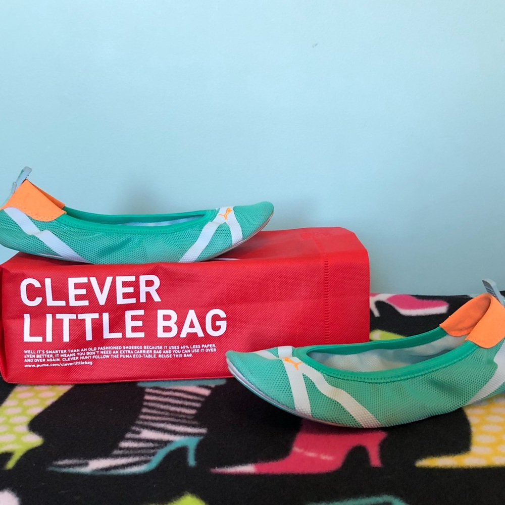 Puma Axel Mint Ballet Flats 👟